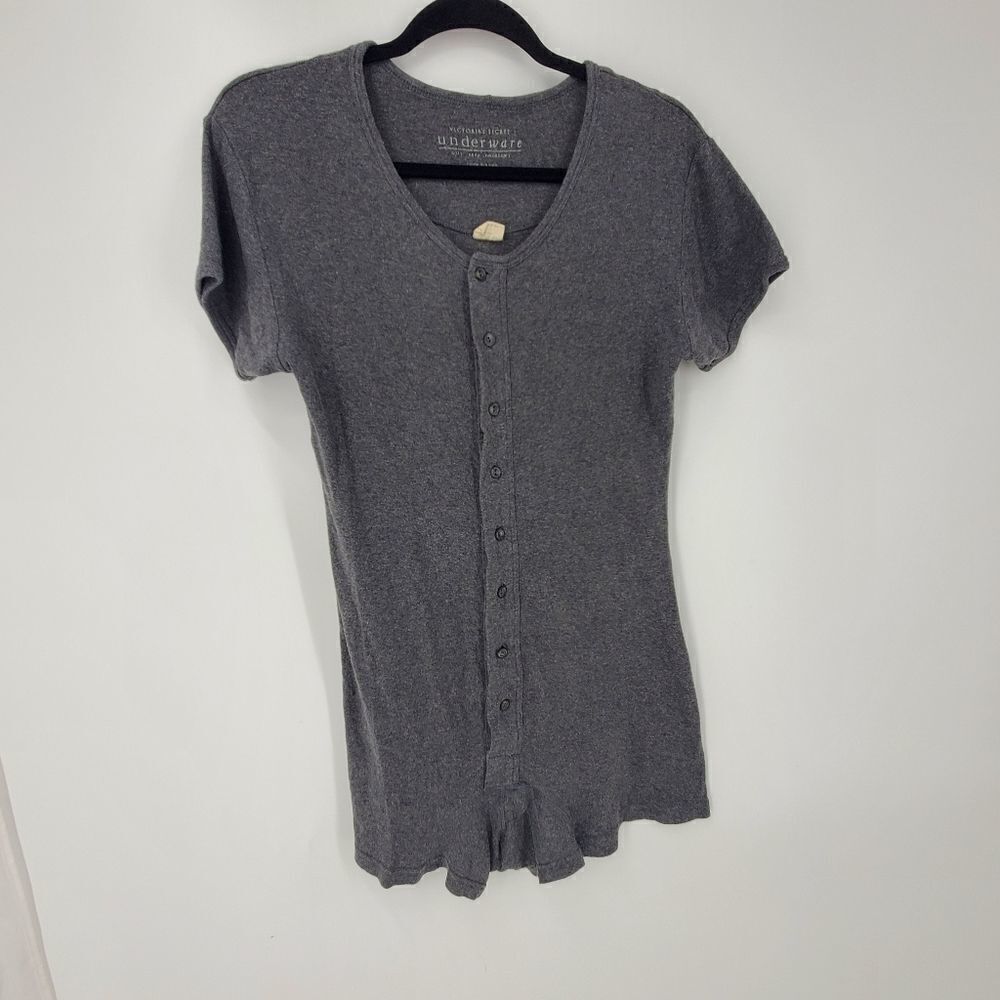 Victoria's Secret Underware Bodysuit Size Small With Short Sleeves